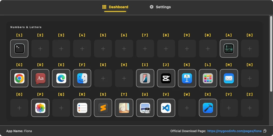 Fiona App Screenshot